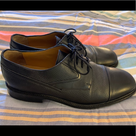 Men’s Johnston & Murphy black “Tewer” shoe, sz 10 main image 6